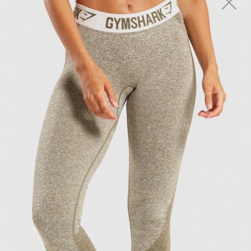 Gymshark Khaki Flex Leggings